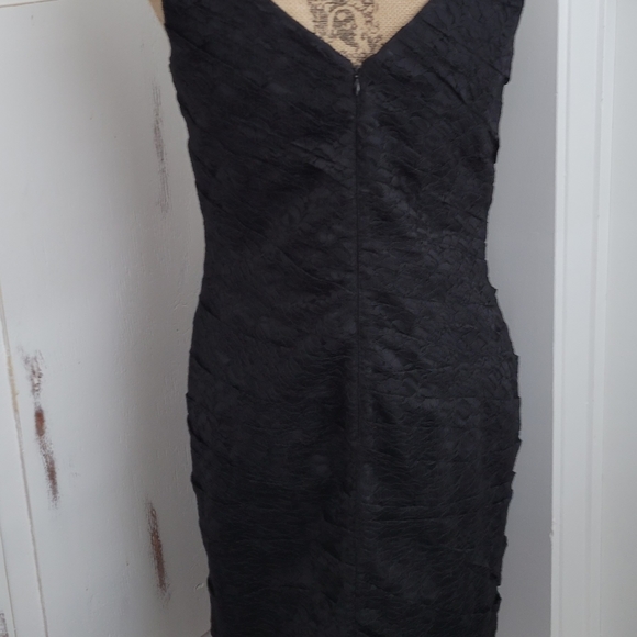 NWT! ANN TAYLOR SIZE 6 BLACK LACE DRESS - Picture 5 of 8